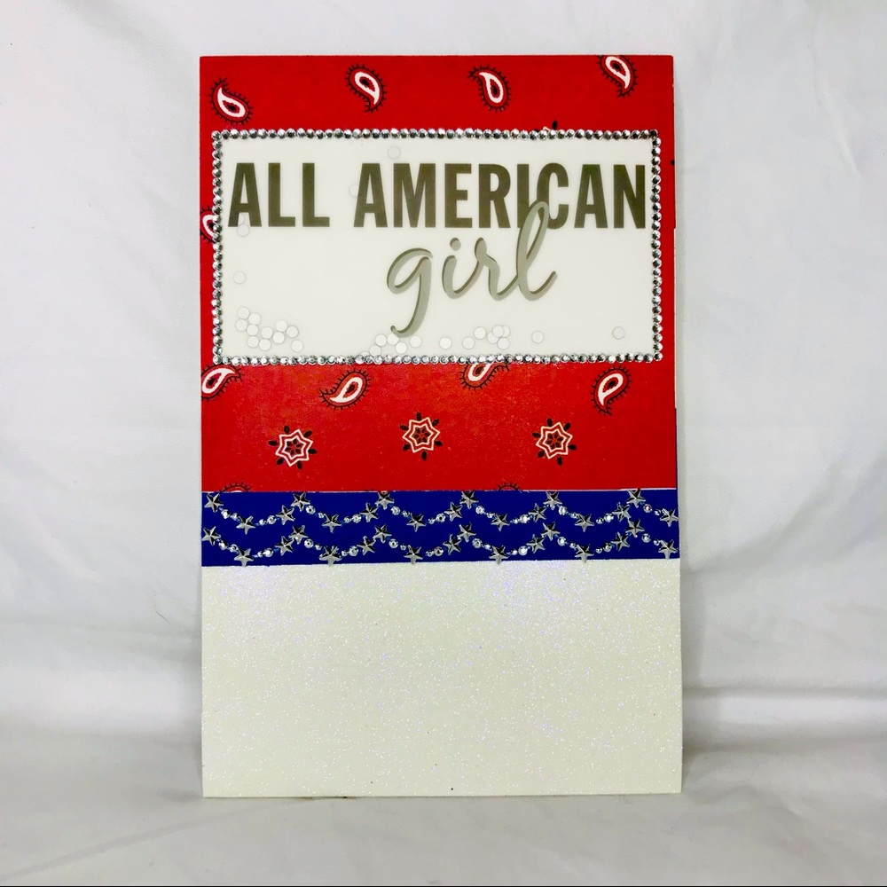 All American Girl Greeting Card
